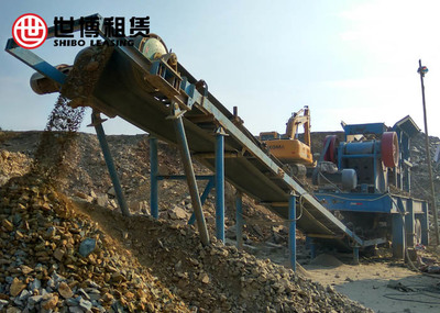 世博出租移動破碎站在湖南岳陽高速公路路基AB料加工破碎項(xiàng)目中的應(yīng)用